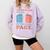 I'm So Glad We'Re On The Same Page Book Lover Writer Comfort Colors Sweatshirt Crimson