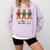 Just Booked For The Holidays Gingerbread Comfort Colors Sweatshirt Crimson