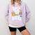 Just a Girl Who Loves Books Bookish Readers Book Lover Girls Comfort Colors Sweatshirt Crimson