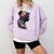 Just a Girl Who Loves Books Comfort Colors Sweatshirt Crimson