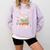 Just a Girl Who Loves Books Cute Book Lover Bookworm Comfort Colors Sweatshirt Crimson