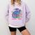 Just a Girl Who Loves Dragons And Books Dragon Reading Comfort Colors Sweatshirt Crimson