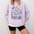 Just One More Chapter Book Lover Reading Quote Comfort Colors Sweatshirt Crimson