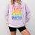 JUST ONE MORE CHAPTER Fun Reading Book Lover Comfort Colors Sweatshirt Crimson