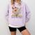 Just One More Chapter Open Book Flowers Comfort Colors Sweatshirt Crimson