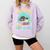 I Just Want To Read Books And Pet Cats Cat Book Lovers Comfort Colors Sweatshirt Crimson