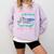 THIS LADY Will Never Own Enough BOOKS & YARN Comfort Colors Sweatshirt Crimson THIS LADY Will Never Own Enough BOOKS & YARN Comfort Colors Sweatshirt Crimson