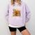 Librarian Of a Free Library Floral Book Lover Comfort Colors Sweatshirt Crimson