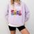 Librarian I'm Okay Book Reader Library Book Comfort Colors Sweatshirt Crimson