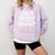 Librarian Library Books Reading Reader Comfort Colors Sweatshirt Crimson