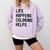 Life Happens Coloring Helps Life Happens Coloring Book Lover Comfort Colors Sweatshirt Crimson