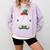 Most Likely To Read A Book Matching Christmas Elf Comfort Colors Sweatshirt Crimson