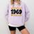Limited 1969 Edition Retro Nostalgia Art Comfort Colors Sweatshirt Crimson