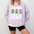 This Little Leprechaun Likes To Read St Patrick's Day Book Comfort Colors Sweatshirt Crimson