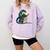 Lizard Reading Book Librarian Bookworm Reader Read Comfort Colors Sweatshirt Crimson