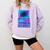 Lofi Reverie Analog Dreams Pixel 90s Desktop VHS Nostalgia Comfort Colors Sweatshirt Crimson