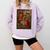Louisa May Alcott Coming Of Age Novel Little Women Book Cover Small Comfort Colors Sweatshirt Crimson