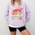 I Love 70's Music Retro Style Nostalgia Cassette 1970s Party Comfort Colors Sweatshirt Crimson