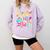 I Love The 90'S 90s Retro Nostalgia Comfort Colors Sweatshirt Crimson I Love The 90'S 90s Retro Nostalgia Comfort Colors Sweatshirt Crimson