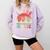 I Love 90's Music Retro Style Nostalgia Cassette 1990s Party Comfort Colors Sweatshirt Crimson