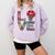 Love Books Reading Comfort Colors Sweatshirt Crimson