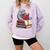 Manatee Reading Books Matching Bookworm Readers Librarian Comfort Colors Sweatshirt Crimson
