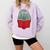 Manatee Reading Books Sea Animal Manatee Comfort Colors Sweatshirt Crimson Manatee Reading Books Sea Animal Manatee Comfort Colors Sweatshirt Crimson