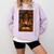 Melanin Girl Locs Book Lover Librarian Teacher Student Comfort Colors Sweatshirt Crimson