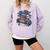 Morally Grey Book Club Floral Book Lover Graphic Comfort Colors Sweatshirt Crimson