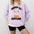 Nerdy By Nature Chibi Cute Book Lover Comfort Colors Sweatshirt Crimson