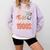 Be Nice To Me I'm From The 1900s Comfort Colors Sweatshirt Crimson