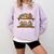 I Have NO Shelf Control Book Lover Comfort Colors Sweatshirt Crimson