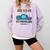 No Wi-Fi No Problem – Retro Dial Up Tech Nostalgia Comfort Colors Sweatshirt Crimson