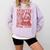 North Pole Book Club Christmas Comfort Colors Sweatshirt Crimson