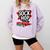 Nostalgia 1950s Sock Hop Dance Comfort Colors Sweatshirt Crimson