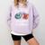 Nothing Beats Reading Rock Paper Scissors Book Lover Comfort Colors Sweatshirt Crimson