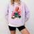 Octopus Reading Books Tea Coffee Comfort Colors Sweatshirt Crimson