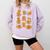 Orange Cats Reading Books Cat Lover Comfort Colors Sweatshirt Crimson