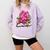 Orchids Flowers Book Floral Comfort Colors Sweatshirt Crimson