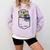 Otter Cute Read Reading Book Librarian Across America Kids Comfort Colors Sweatshirt Crimson