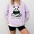 Panda Reading Chapter Books Comfort Colors Sweatshirt Crimson Panda Reading Chapter Books Comfort Colors Sweatshirt Crimson