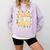 Peace Love Books Librarian Teacher Life Book Library Comfort Colors Sweatshirt Crimson
