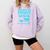 Please Be Patient With Me I'm From The 1900s Pixel Wagon Comfort Colors Sweatshirt Crimson