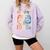 Please Be Patient With Me I'm From The 1900s Retro 90s Dad Comfort Colors Sweatshirt Crimson