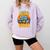 Please Be Patient-With Me I'm From The 1900s Retro 90's Comfort Colors Sweatshirt Crimson