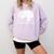 Polar Bear Reading Book Pajama Sleep Comfort Colors Sweatshirt Crimson