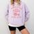 Poolside Book Club Summer Reading Book Lover Swimming Shirt Men Women Comfort Colors Sweatshirt Crimson