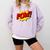 POW -Adults Kids Comic Book Cartoon Pop Art Novelty Sarcastic Comfort Colors Sweatshirt Crimson POW -Adults Kids Comic Book Cartoon Pop Art Novelty Sarcastic Comfort Colors Sweatshirt Crimson