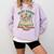 Pregnancy Announcement Book Lover Reveal Pregnant Comfort Colors Sweatshirt Crimson