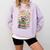 Raccoon Books Reading Flowers Comfort Colors Sweatshirt Crimson Raccoon Books Reading Flowers Comfort Colors Sweatshirt Crimson
